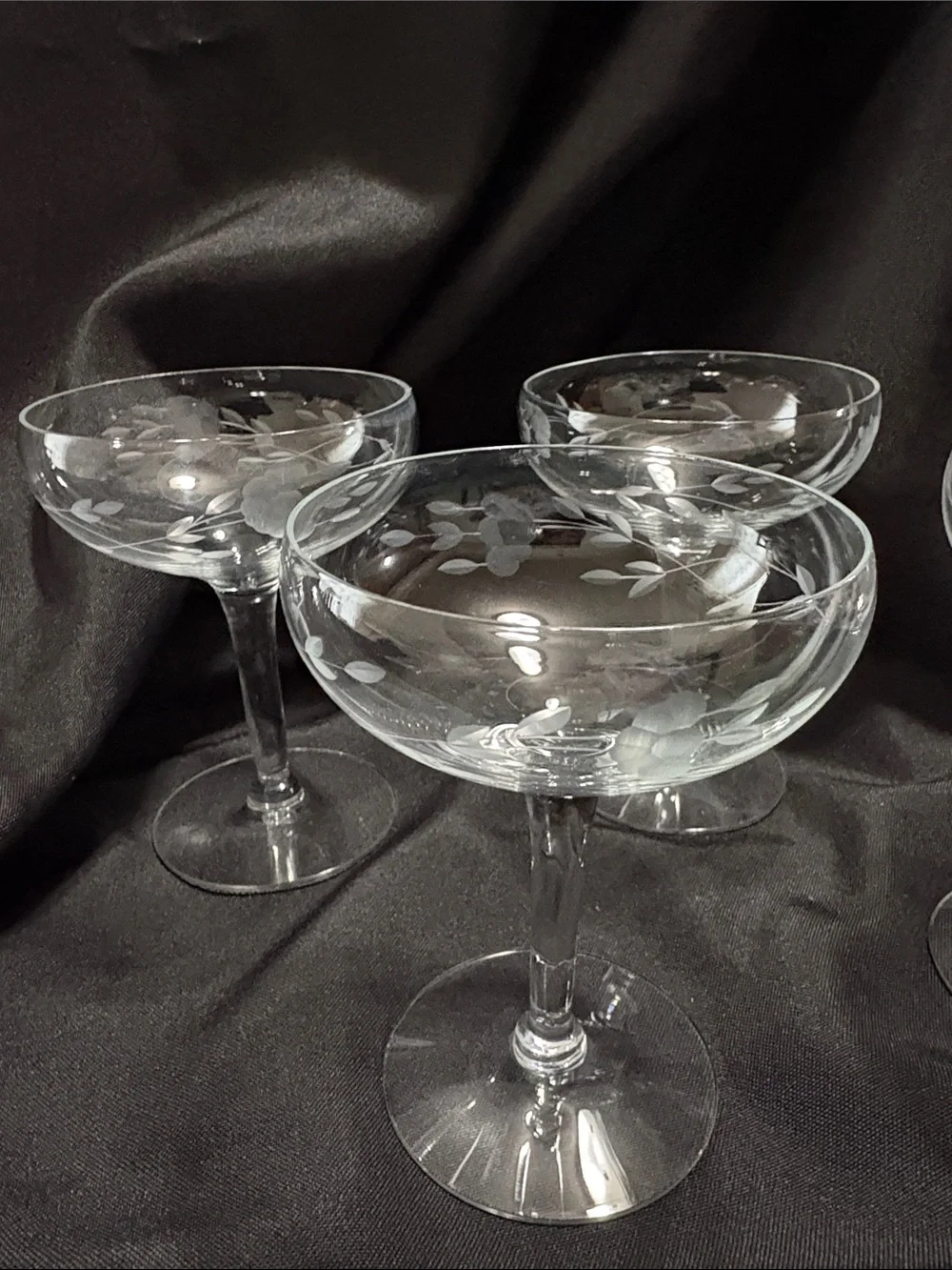 Princess House set etched